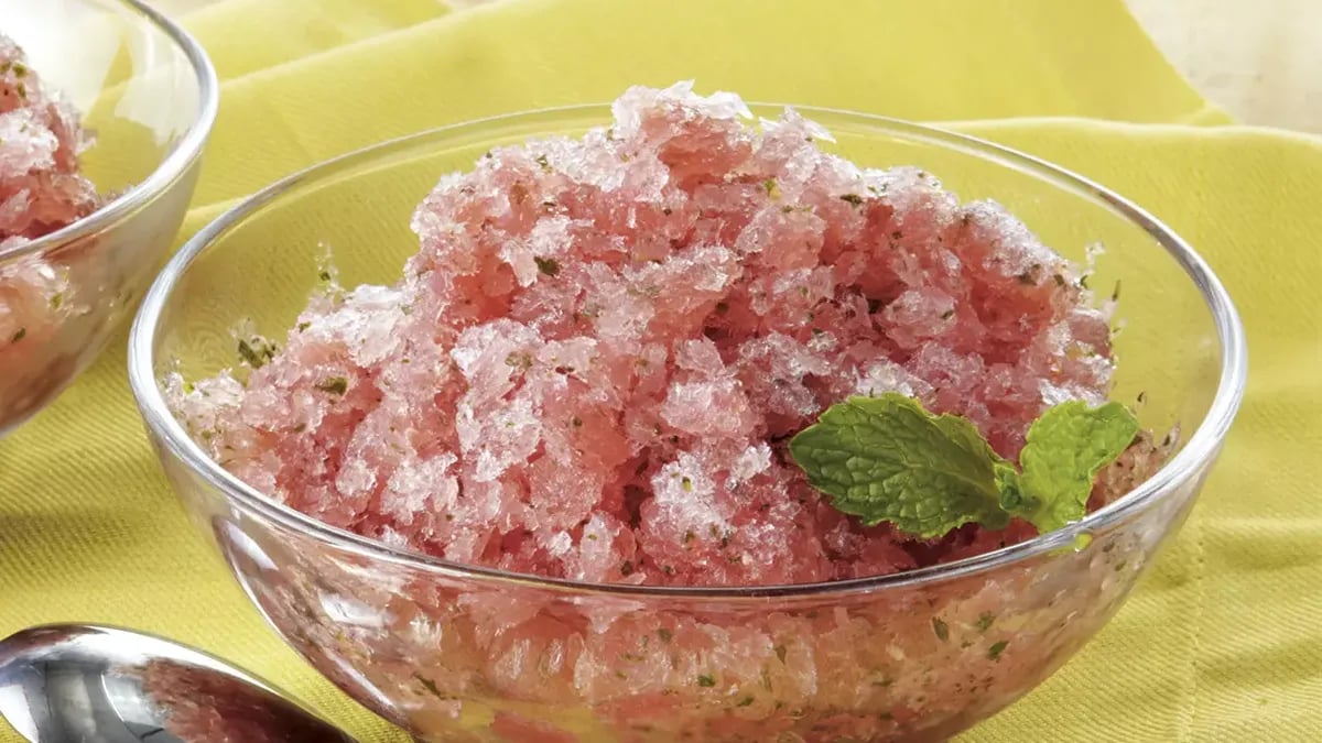 Watermelon Mint Granita