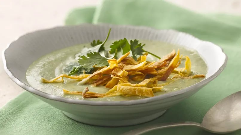  Cilantro Soup with Greek Yogurt