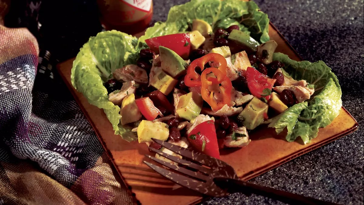 Caribbean Chicken and Black Bean Salad 