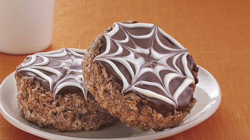 Chocolate Spiderweb Treats