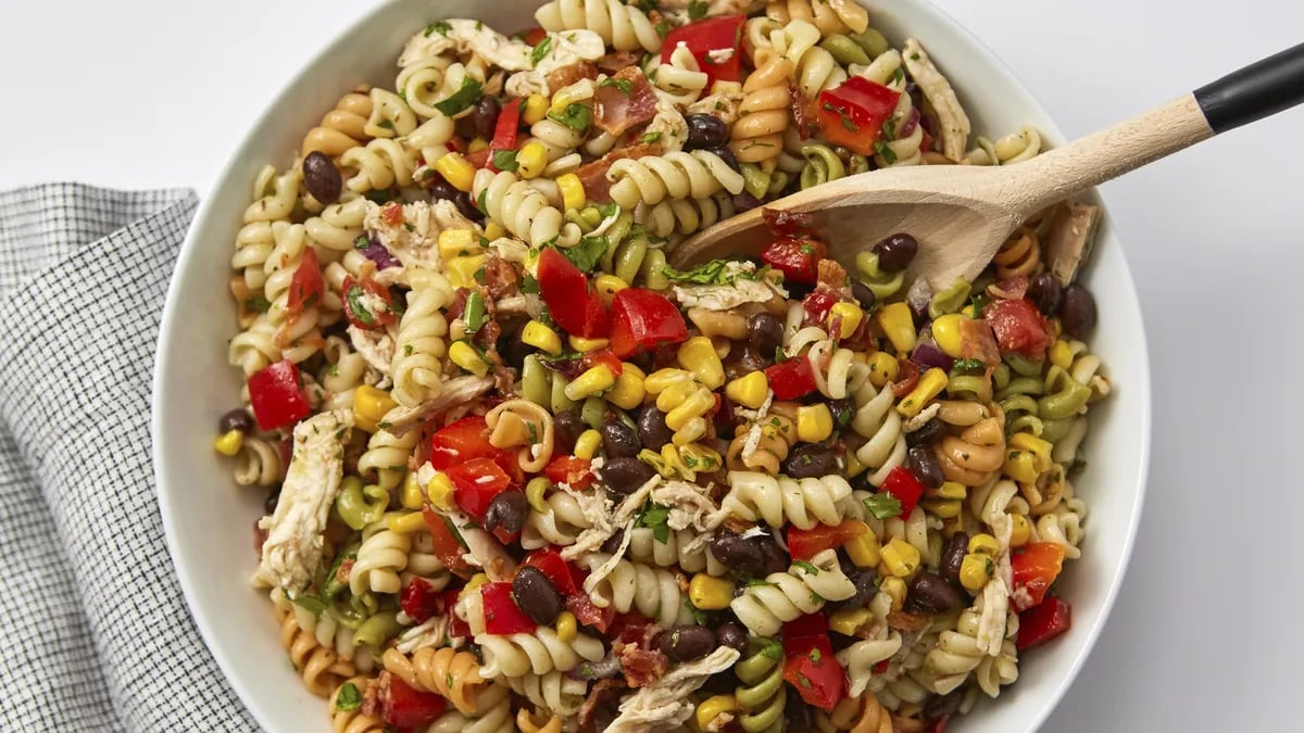 Cowboy Caviar Pasta Salad