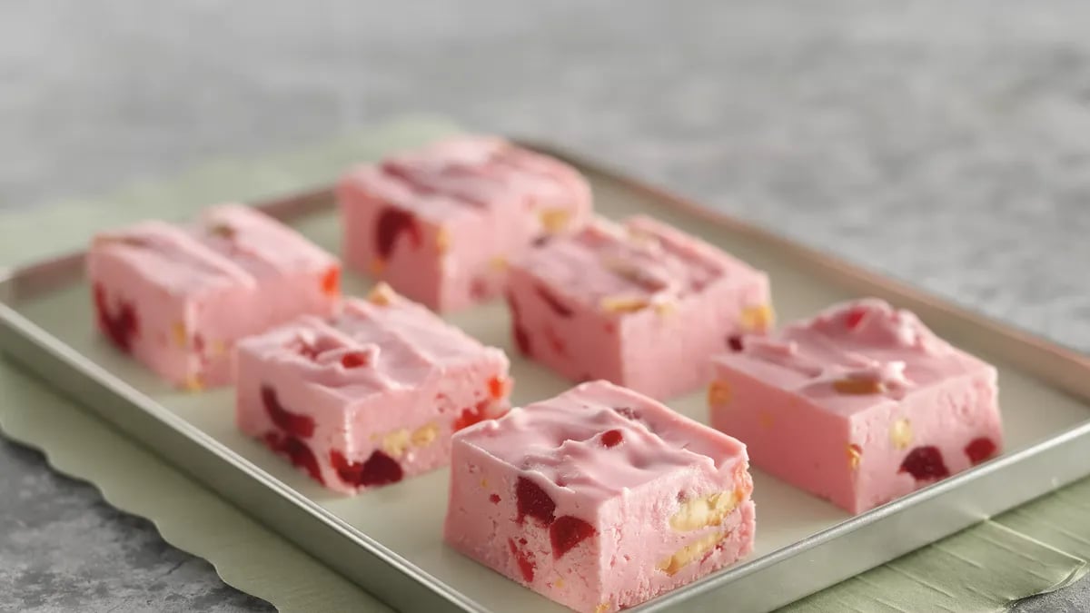 Super-Easy Cherry Almond Fudge