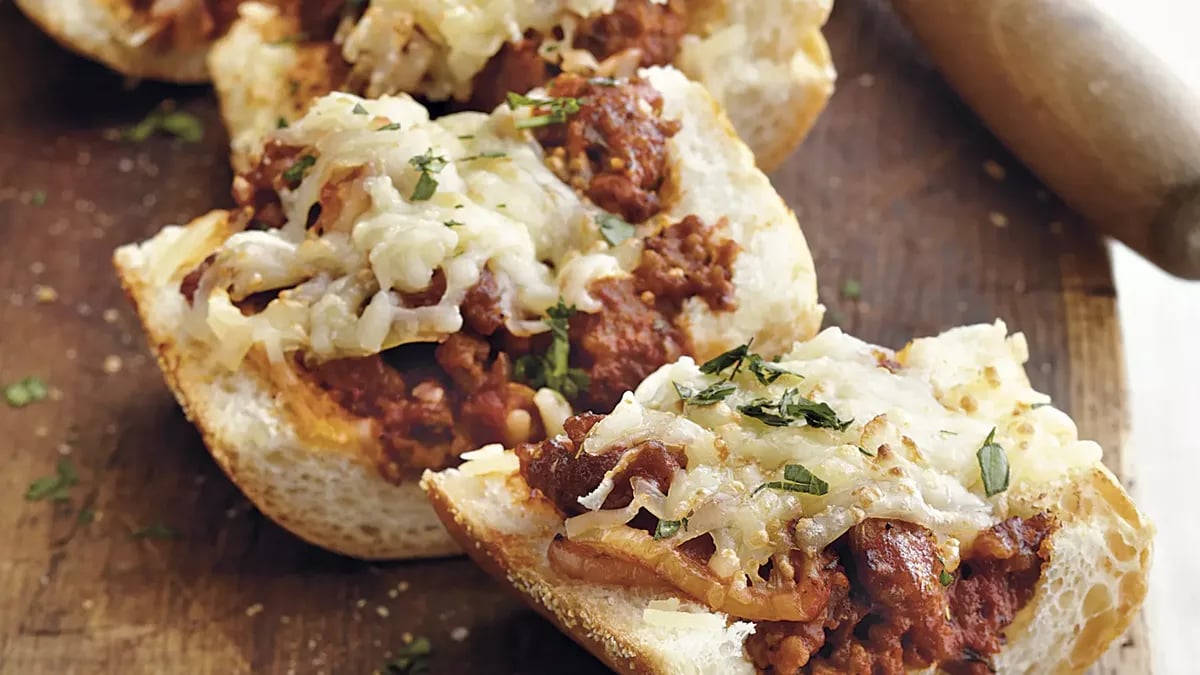 Italian Sausage Bread Pizza