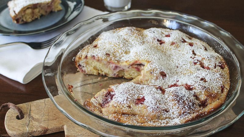 Strawberry-Lemon Crescent Breakfast Bake