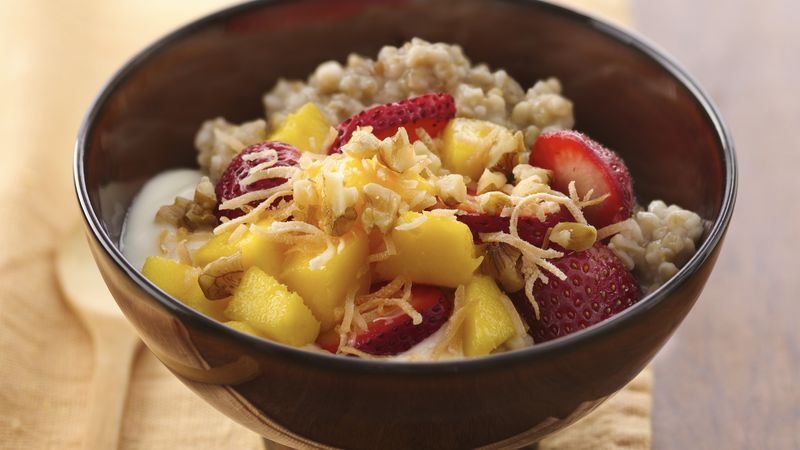Tropical Fruit and Ginger Oatmeal