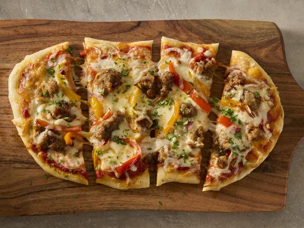 Italian Sausage and Peppers Flatbread