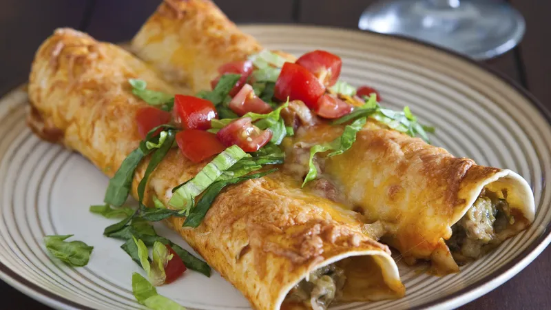 Turkey and Zucchini Enchiladas Recipe - BettyCrocker.com