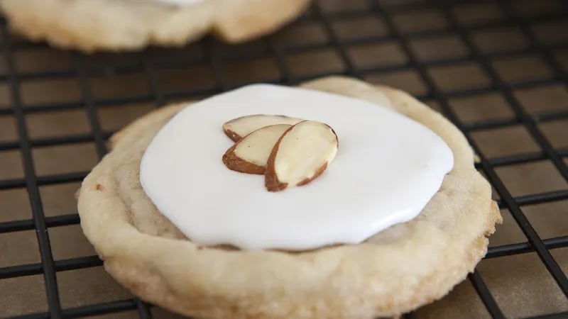 Frosted Date Cookies