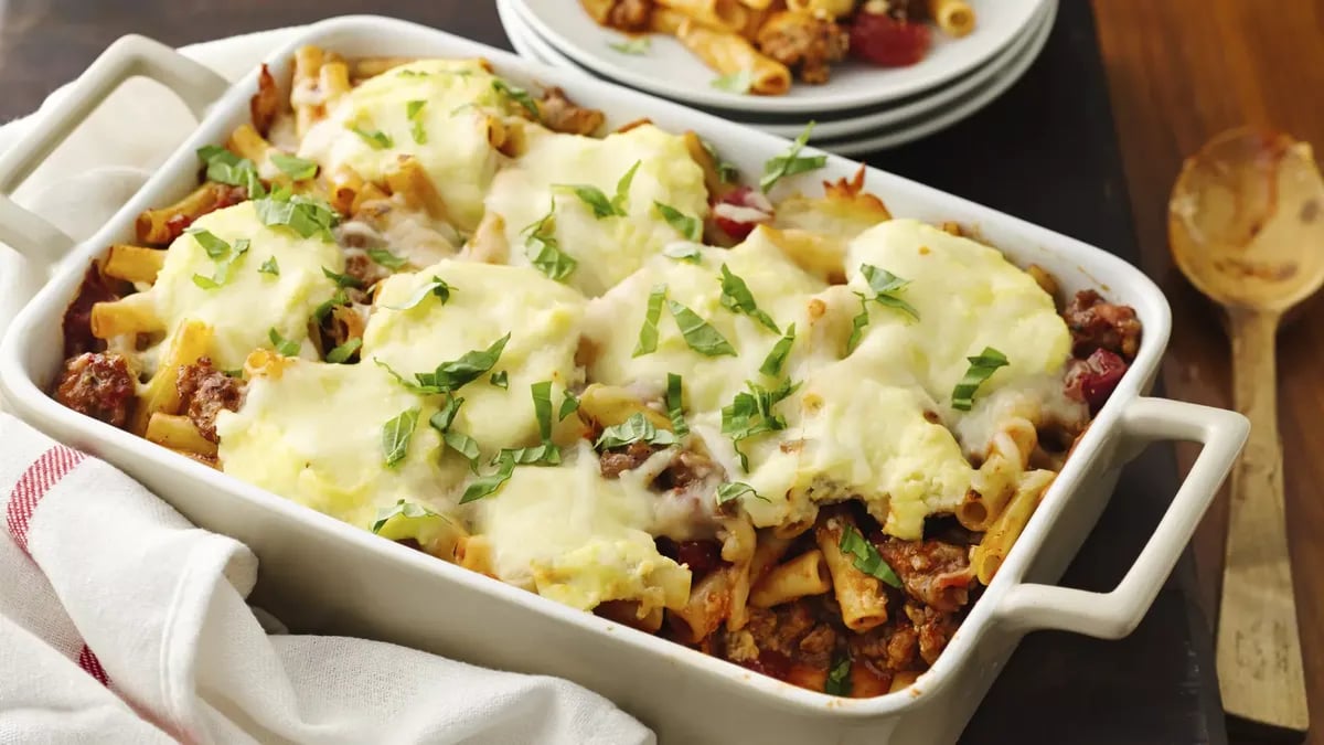 Best Baked Ziti Casserole