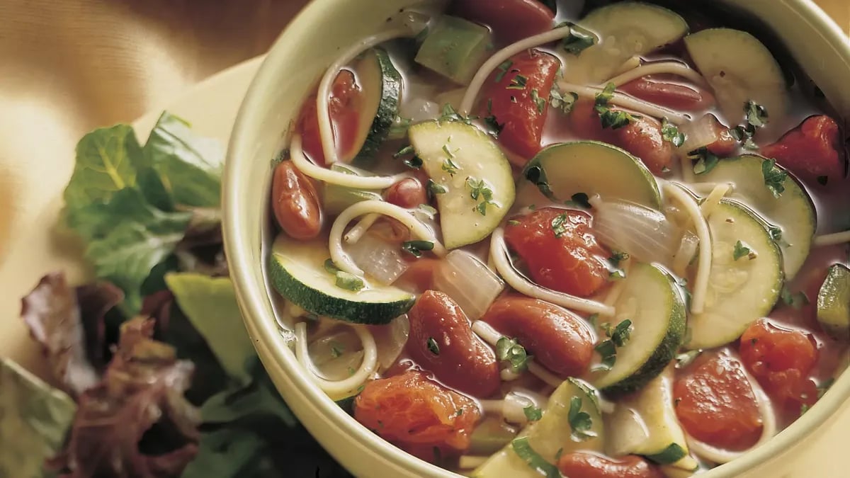 Thick Italian Winter Stew with Vermicelli