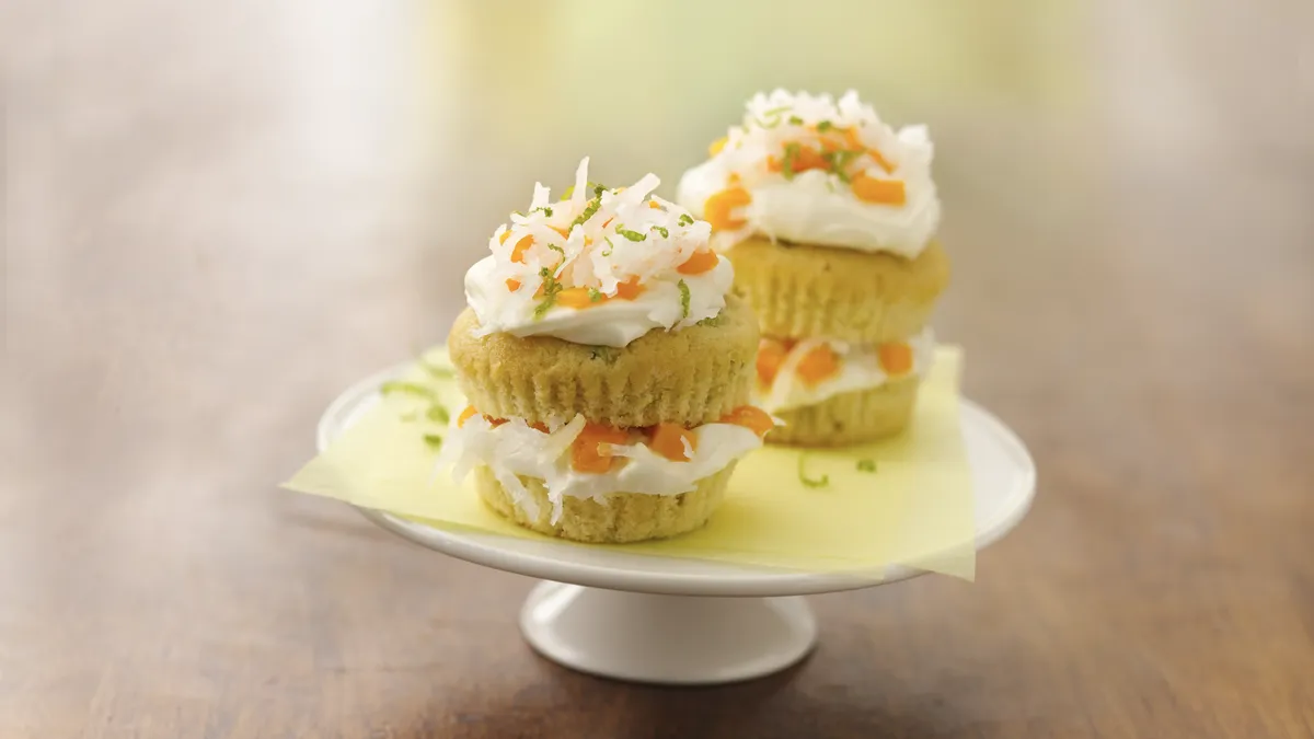 Mango-Jalapeño Cupcake Stacks