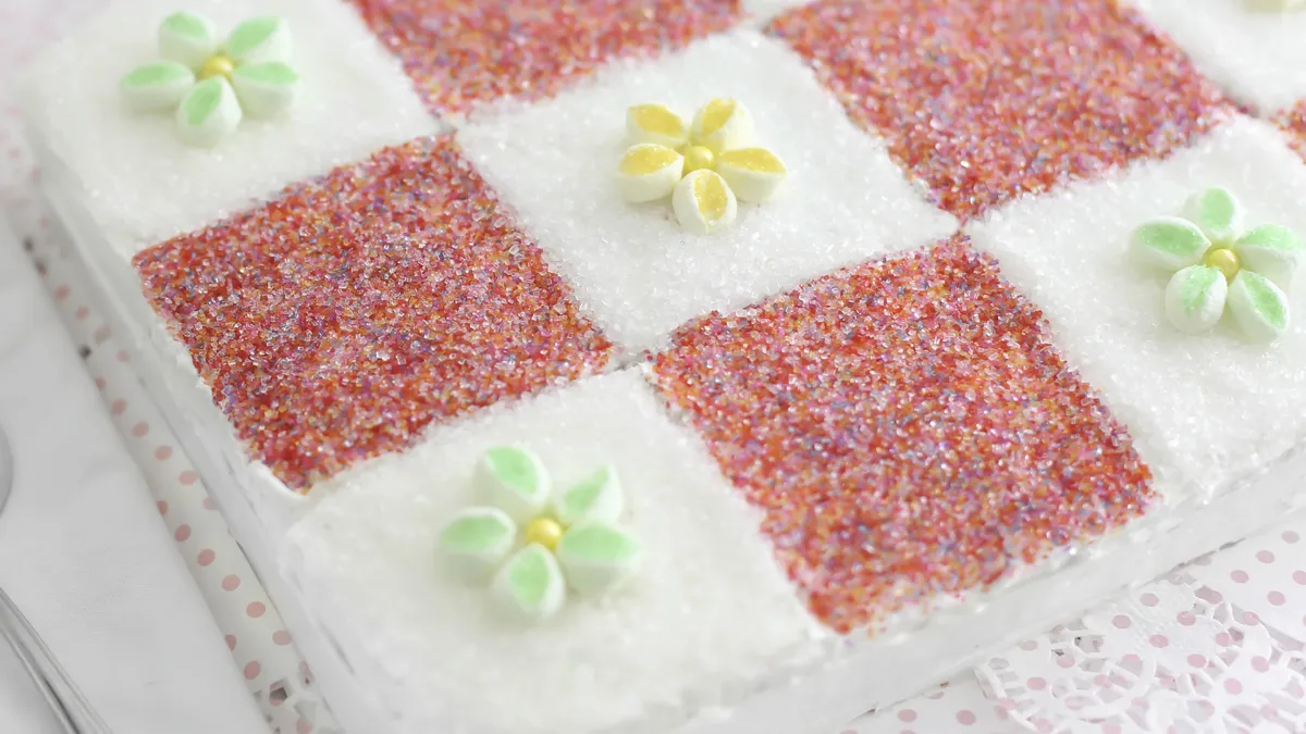 Granny’s Patchwork Quilt Cake