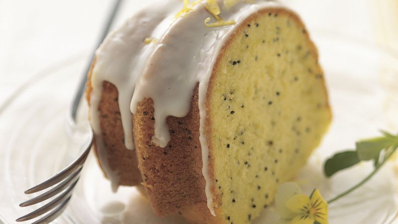 Lemon-Poppy Seed Cake with Lemon Glaze