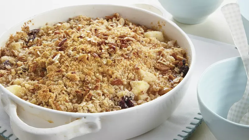 Pear-cranberry-apple Crisp Recipe - Bettycrocker.com