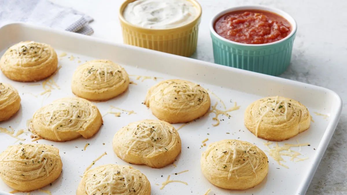 Slice and Serve Garlic Butter Crescents