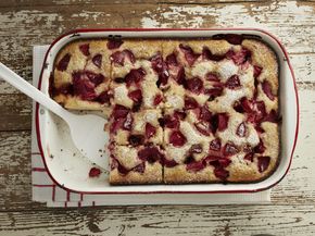 Strawberries and Cream Yogurt Cake