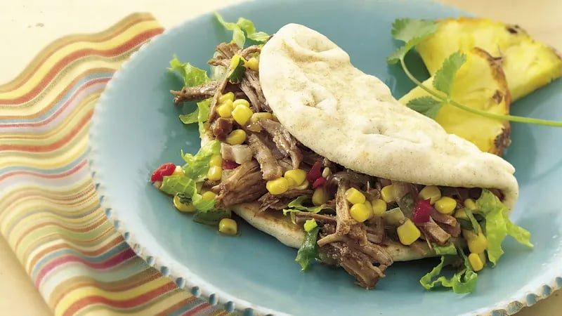 Slow-Cooker Jerk Pork Sandwiches