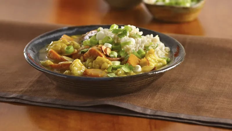 Sweet Potato-Cauliflower Curry