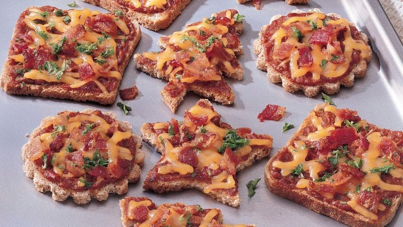 Cheese and Sun-Dried Tomato Canapés