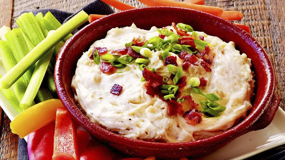 Warm Gruyère Bacon Dip