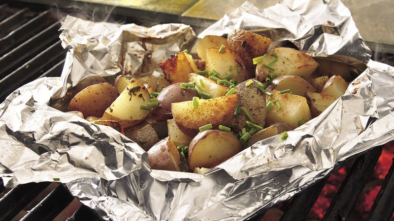 Grilled Sage-Potato Foil Pack