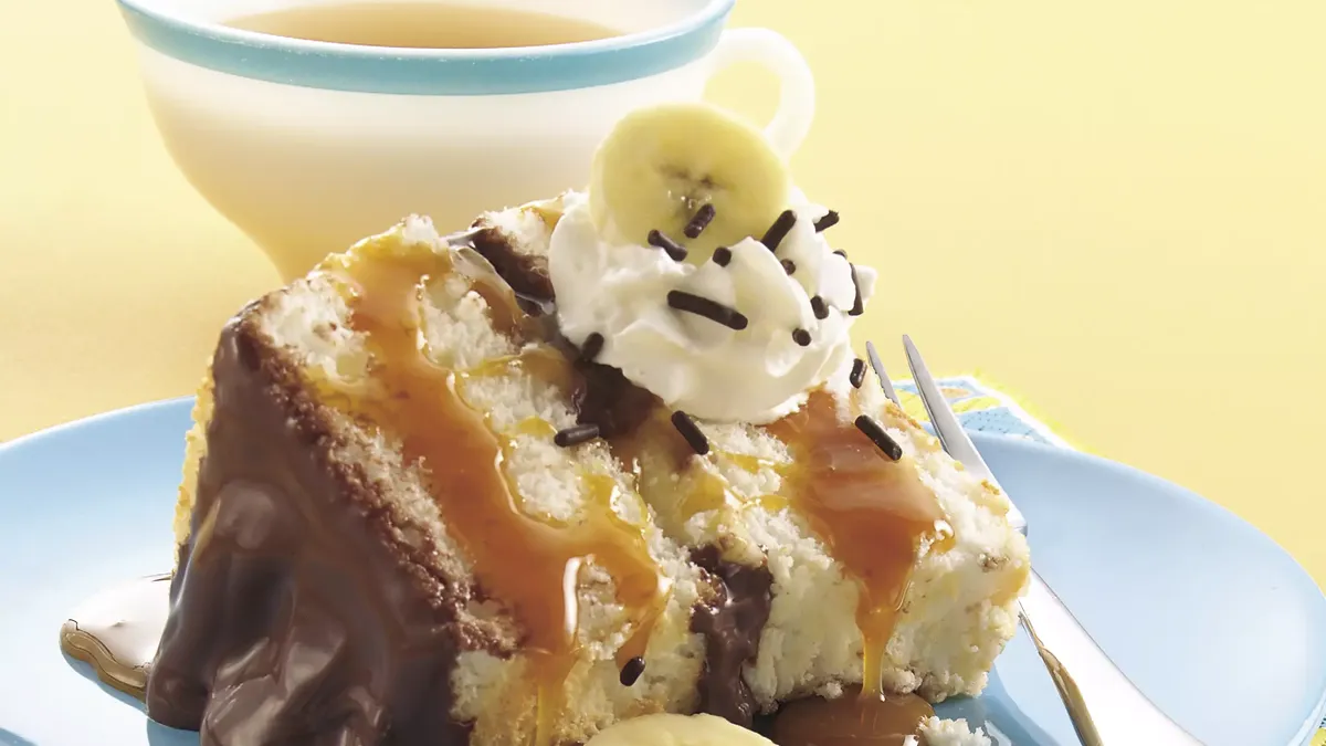 Banana-Chocolate-Caramel Cake