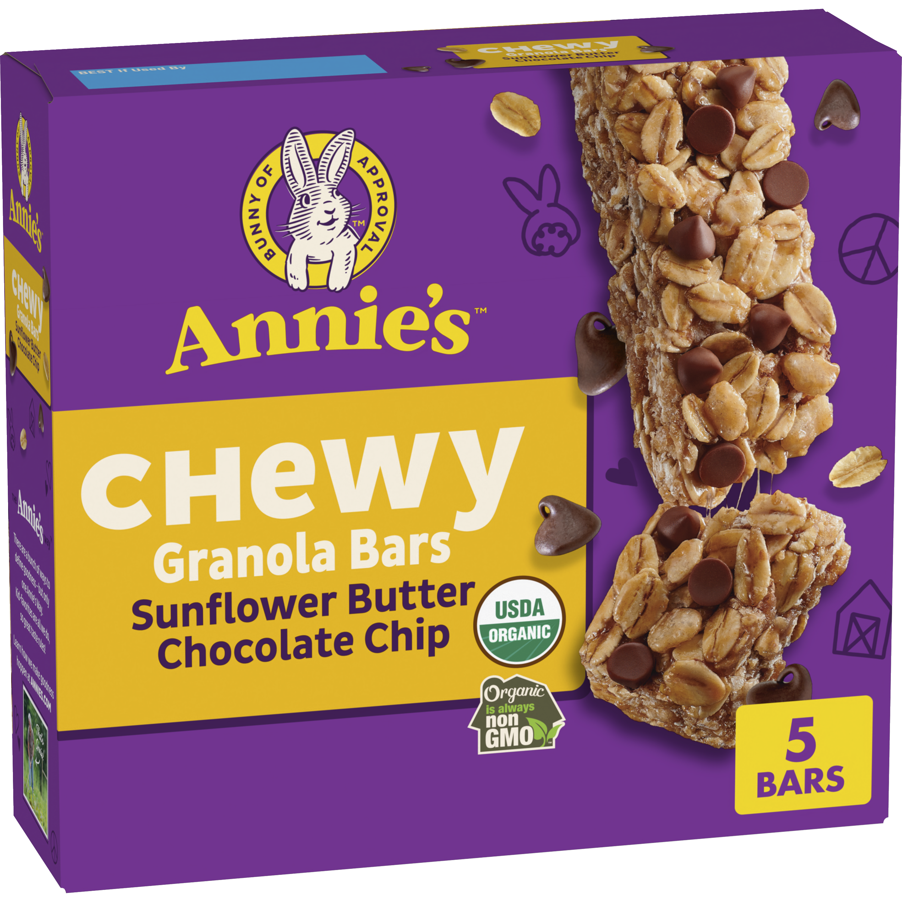 Annie's US | Sunflower Butter Chocolate Chip Granola Bars | Annie's ...