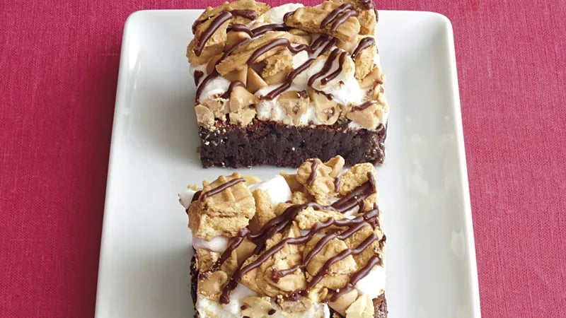 Peanut Butter Smash Brownies