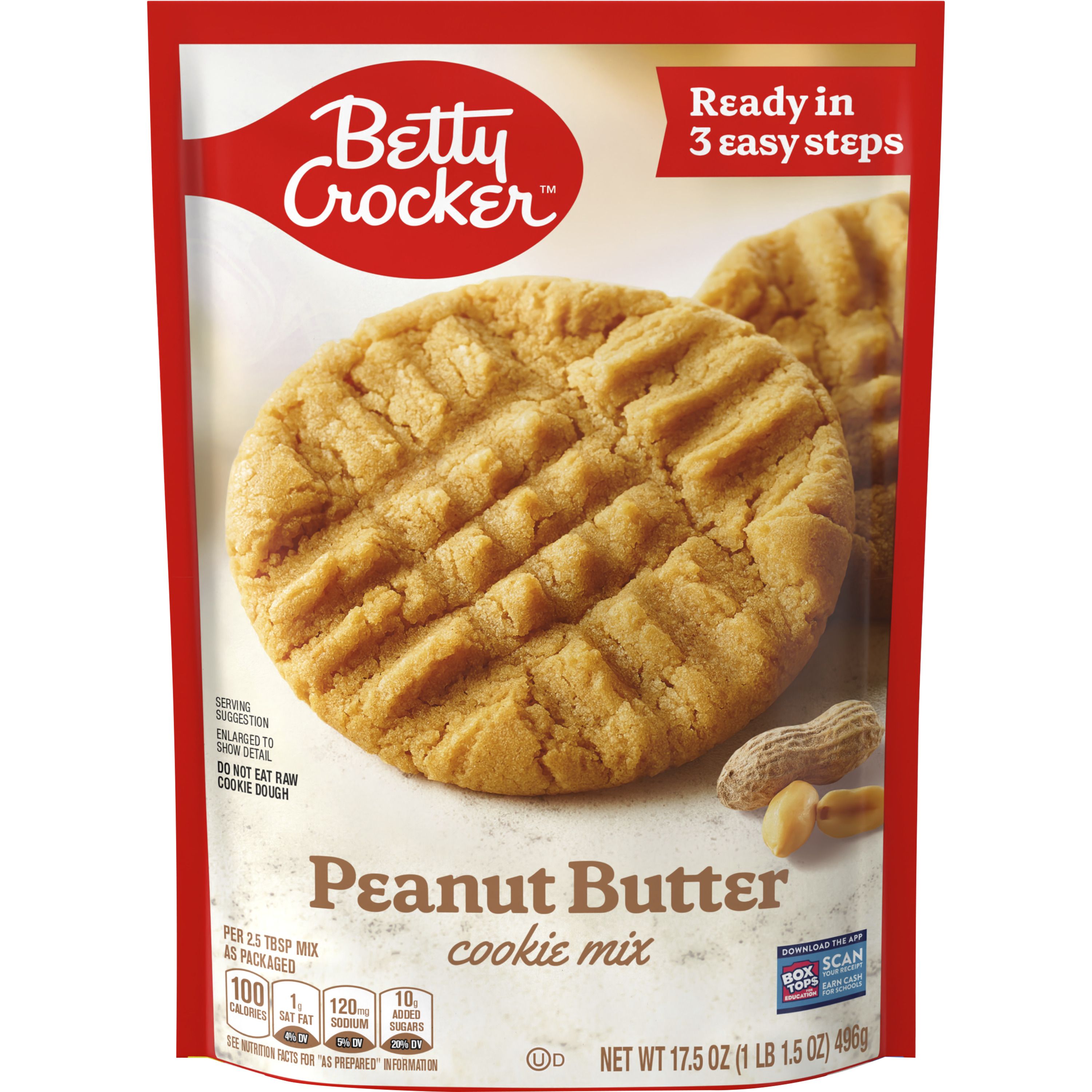 Betty Crocker™ Peanut Butter Cookie Mix - Front
