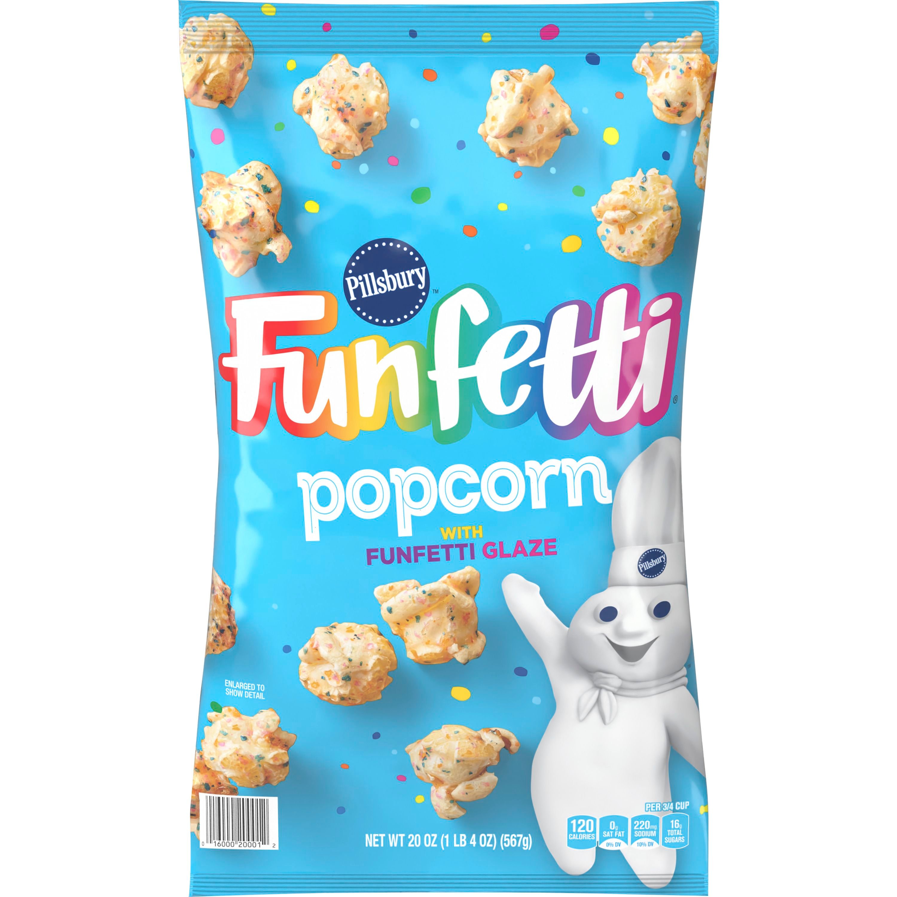 Pillsbury Funfetti Popcorn with Funfetti Glaze - Front