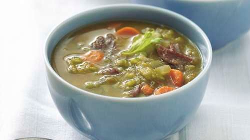 Healthy Slow Cooker Split Pea Soup • A Sweet Pea Chef