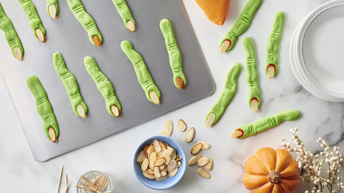 Witches Fingers Cookies