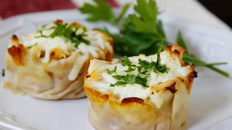 Turkey Lasagna Cups