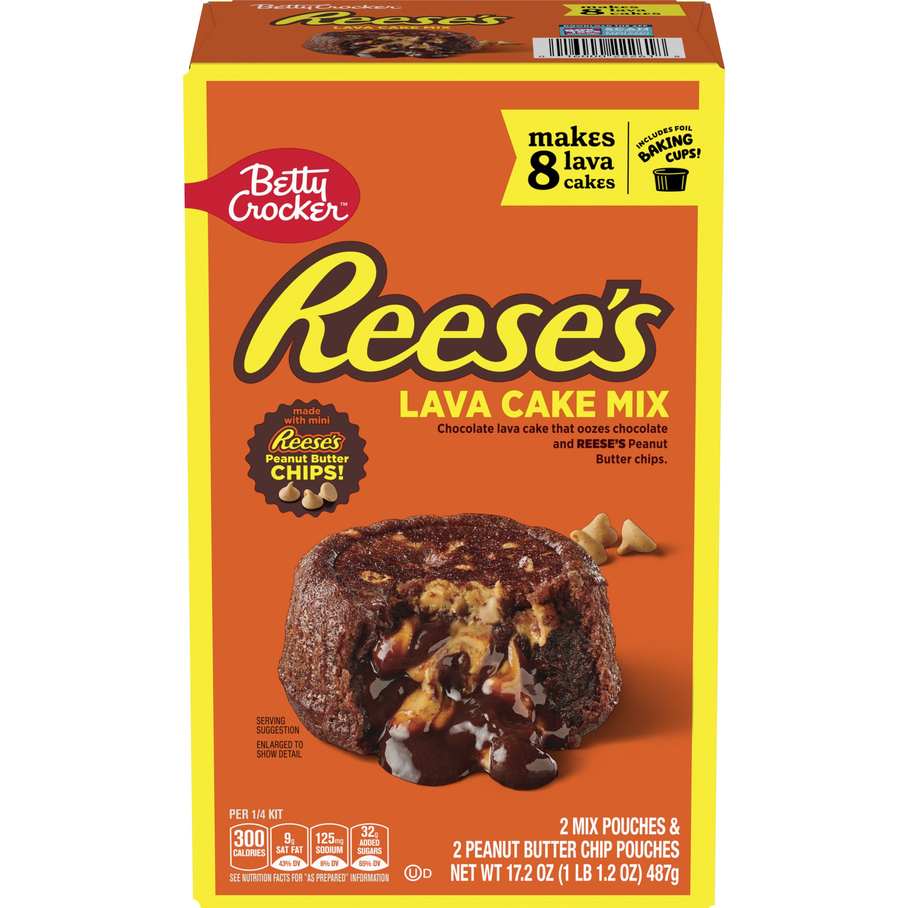 Betty Crocker REESE’S Lava Cake Mix - Front