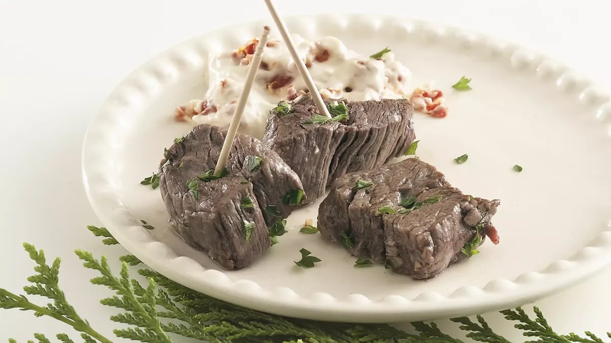 Garlic Beef Cubes