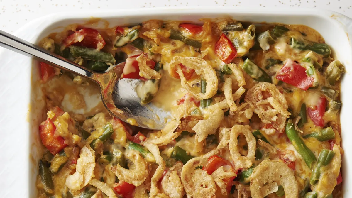 Cheesy Green Bean Casserole