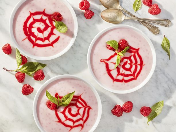 Dairy Free Yogurt Chilled Raspberry Soup