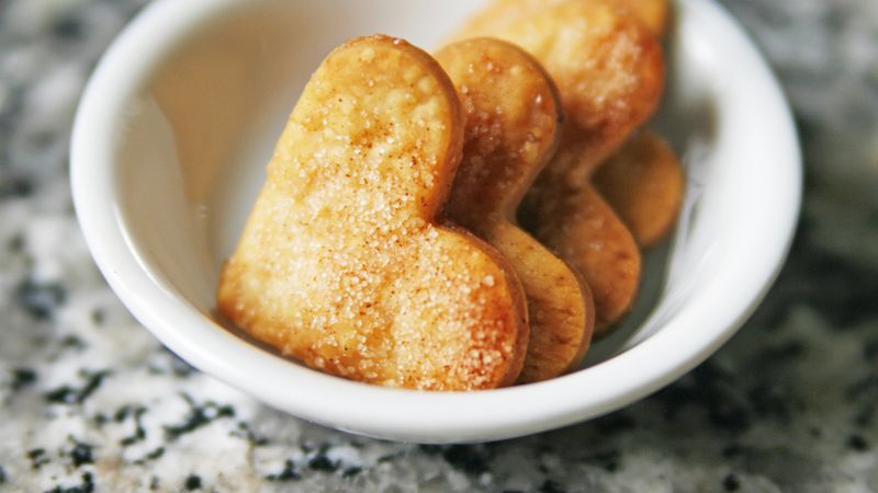Easy Sweet-or-Savory Heart Crackers