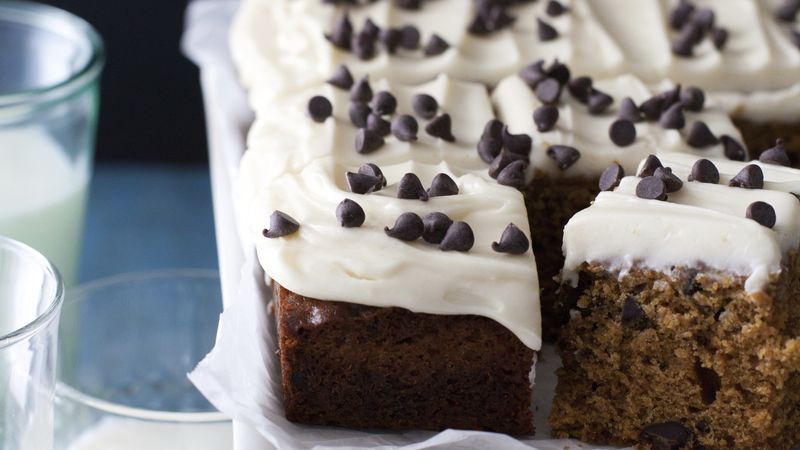 Chocolate Chip Gingerbread Cake