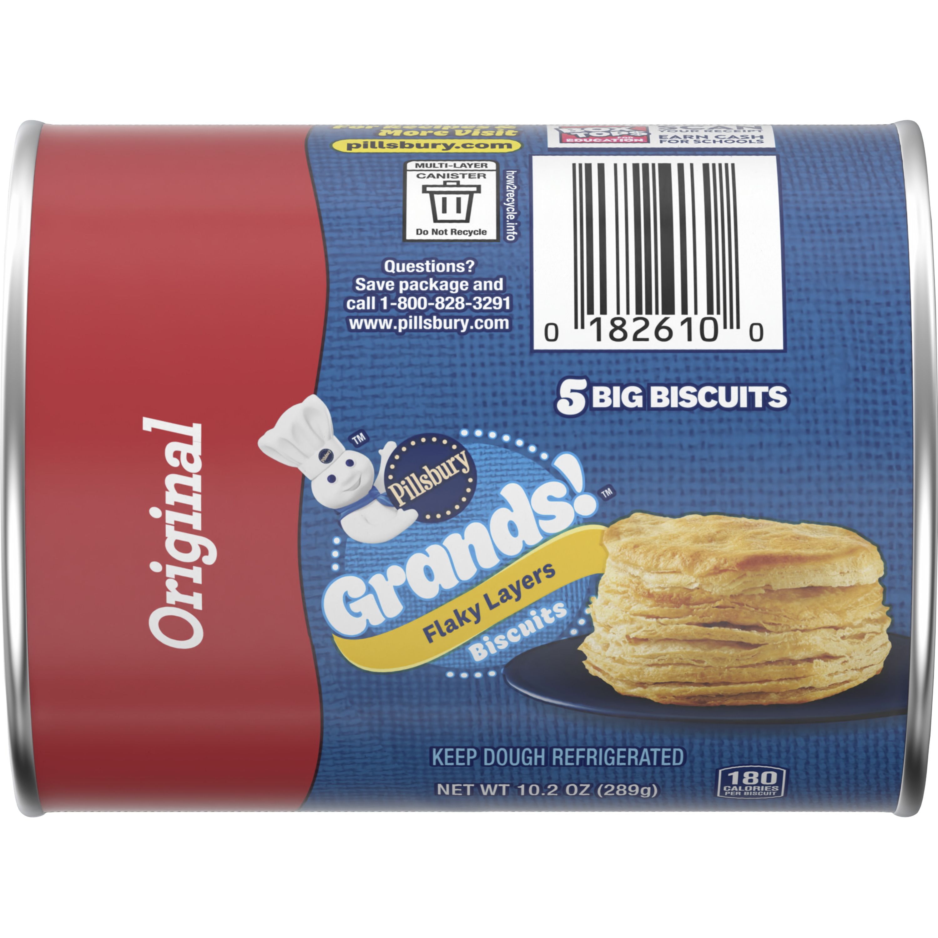 Grands!™ Flaky Layers Original Biscuits 5 ct - Front