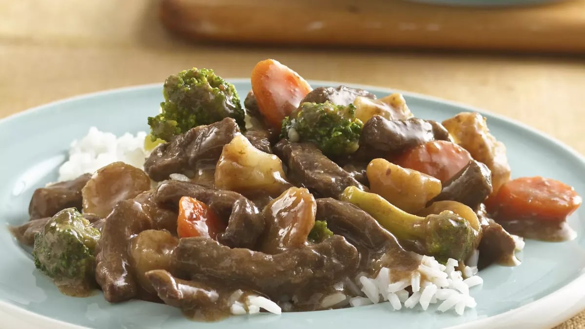 Slow-Cooker Teriyaki Beef and Vegetables