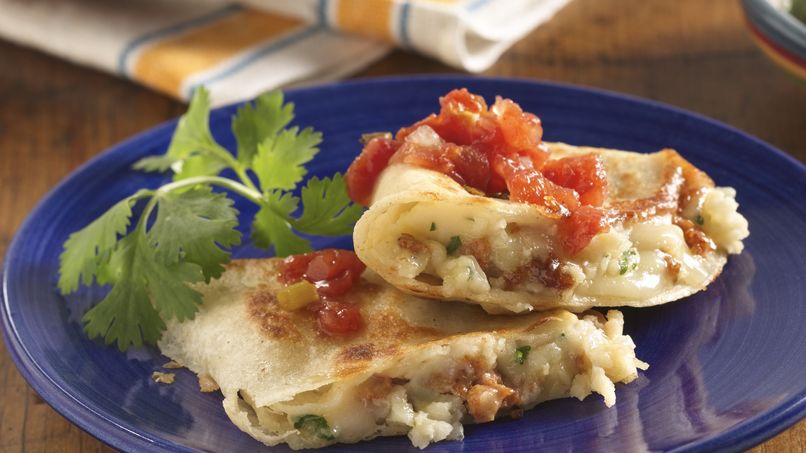 Quesadillas de Papa y Chorizo