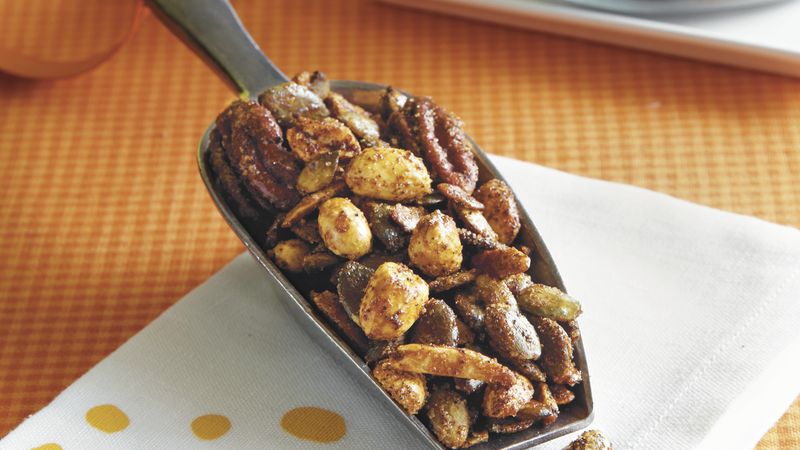 Sweet and Spicy Pumpkin Seed Nut Mix