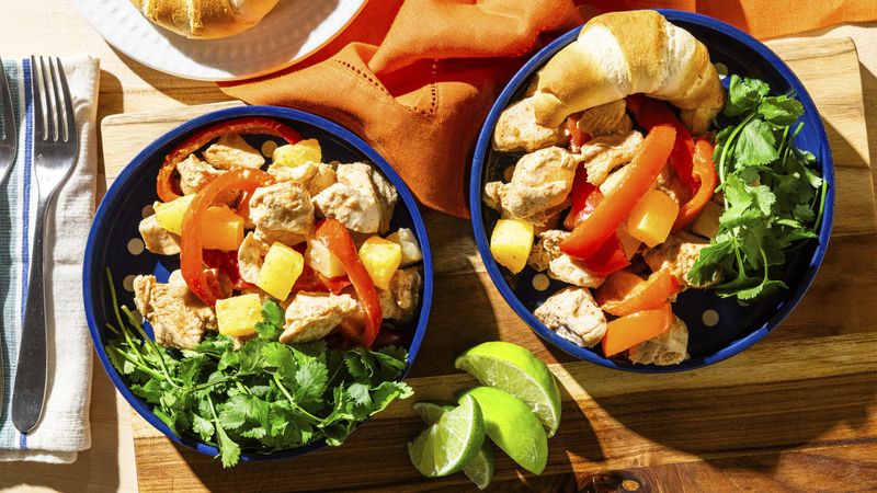 Tex-Mex Pineapple Chicken Foil Pack