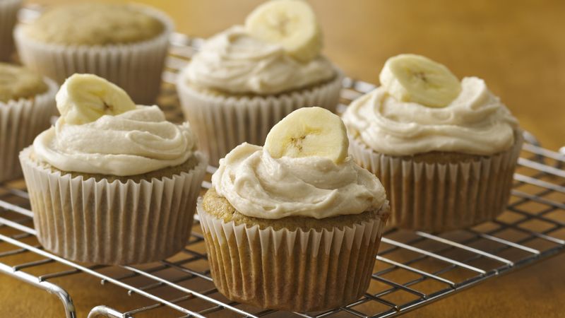 Gluten-Free Banana Cupcakes with Browned Butter Frosting