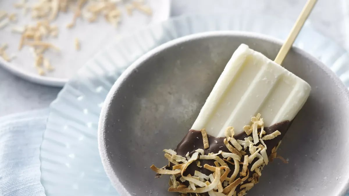 Chocolate Dipped Coconut Pops