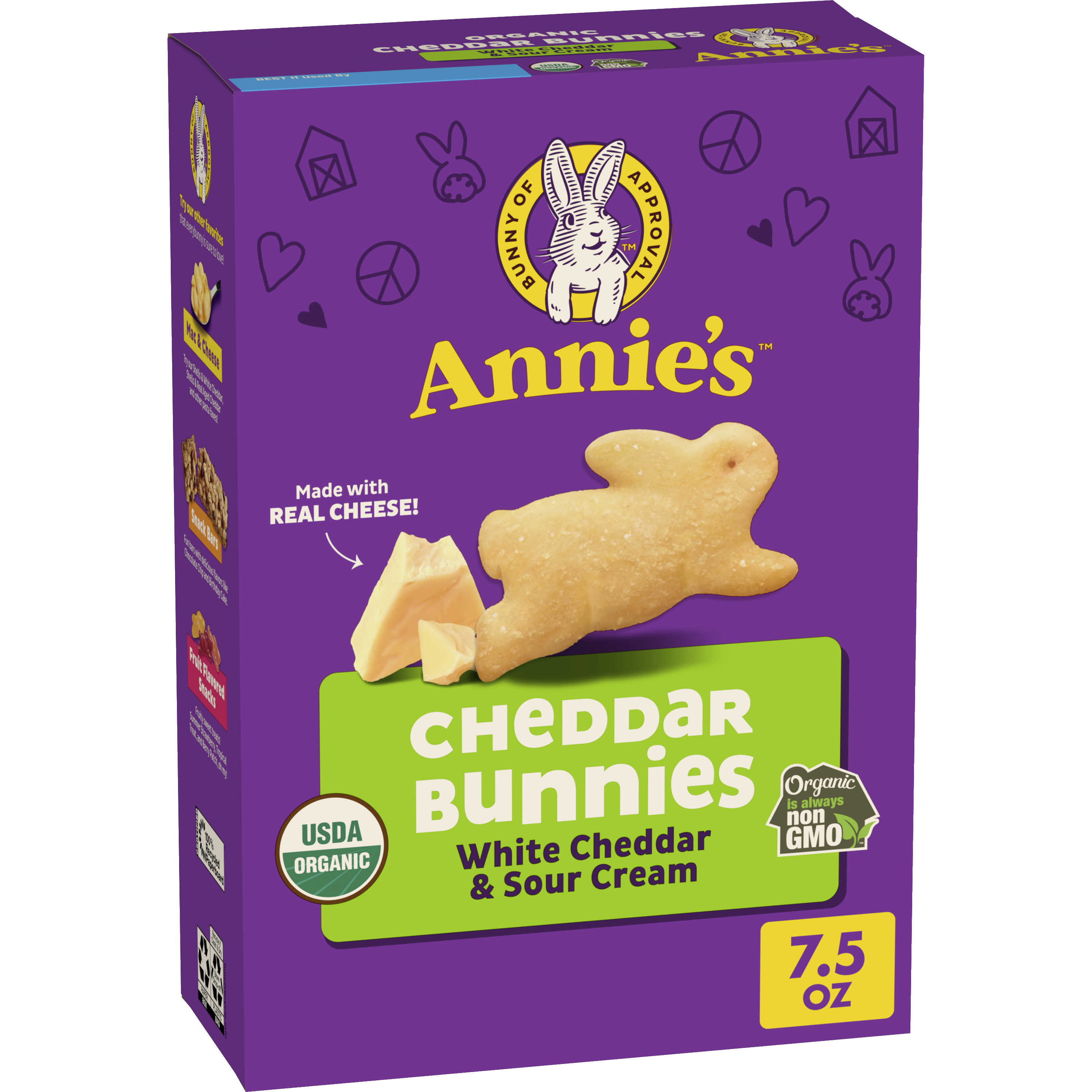 Annie's Annie's Organic White Cheddar & Sour Cream Cheddar Bunnies — product image