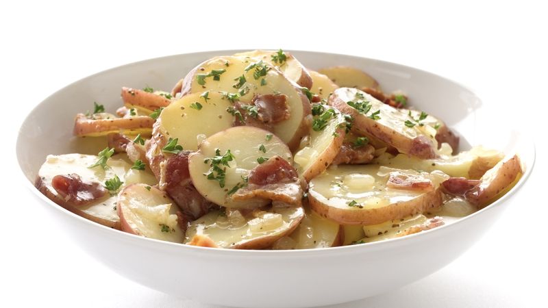 Skinny Hot German Potato Salad