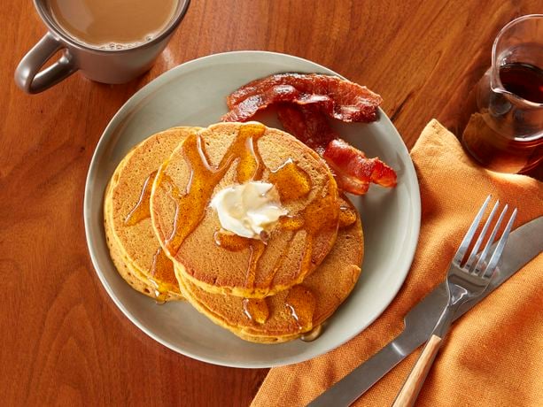 Pumpkin spice store pancakes