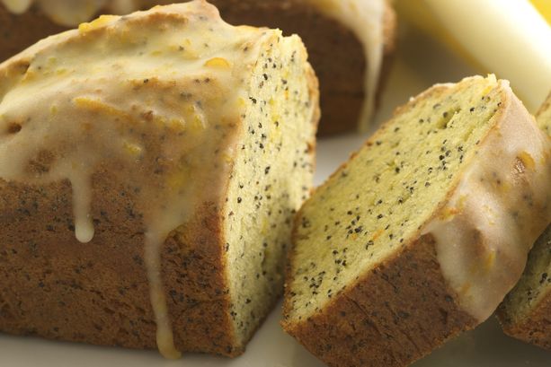 Glazed Lemon Poppy Seed Loaves